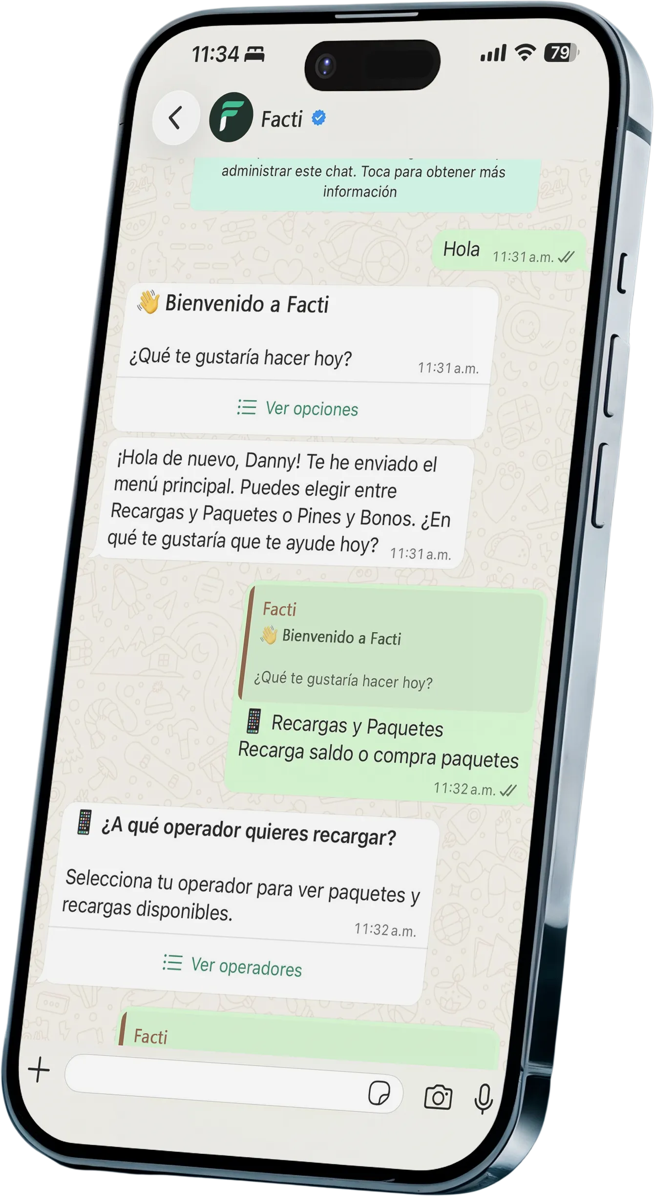 WhatsApp chat